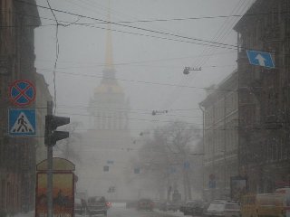 Метель в Питере